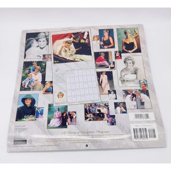 Vintage The Princess Diana 1998 Commemorative Calendar Unused 98 Royal Family - Picture 2 of 7